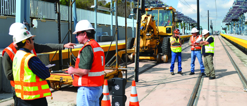 Los Angeles transit construction