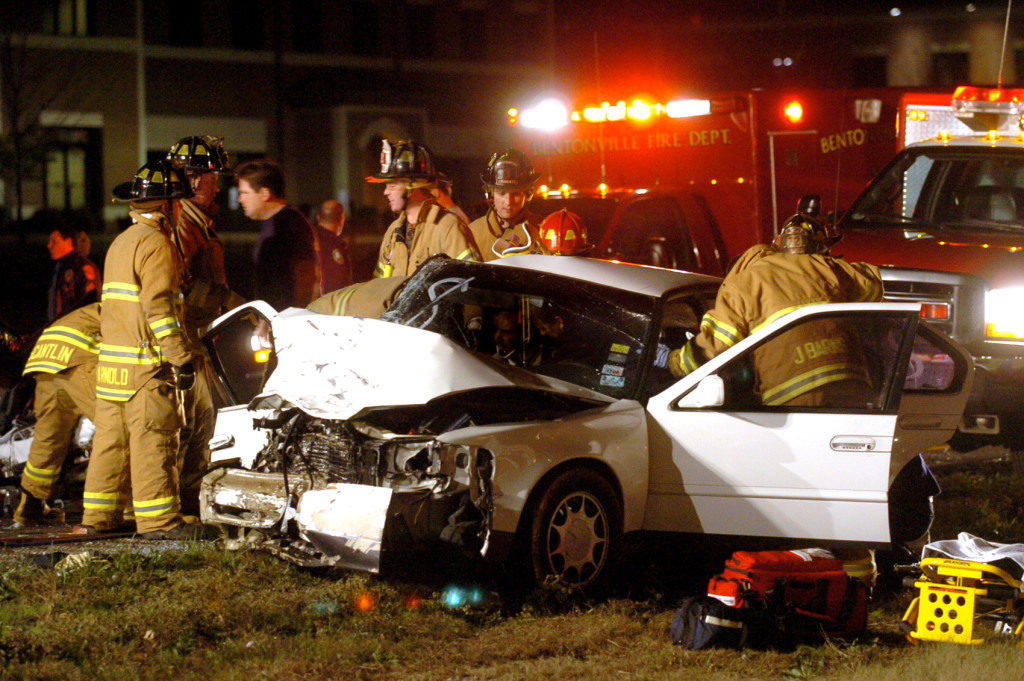 I-540 Head on collision