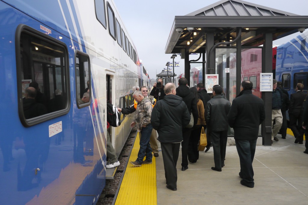 The Front Runner Commuter Rail in Salt Lake City, Utah, USA 2022 