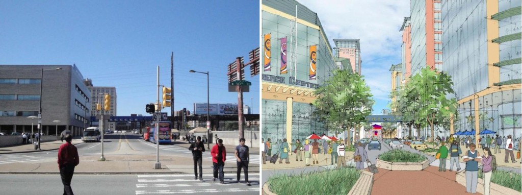 Drexel Master Plan before after