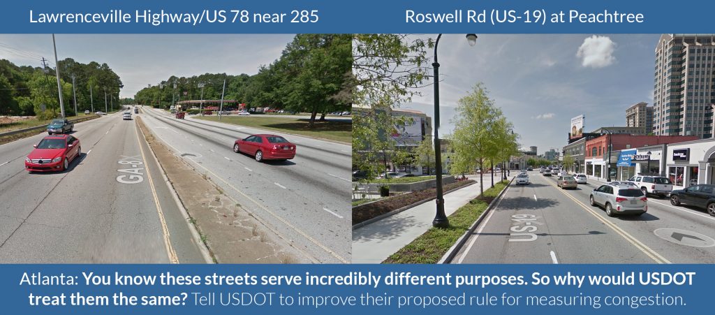 Atlanta congestion comparison