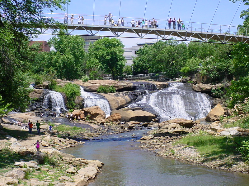 Greenville, SC: Out with the cars, in with the people