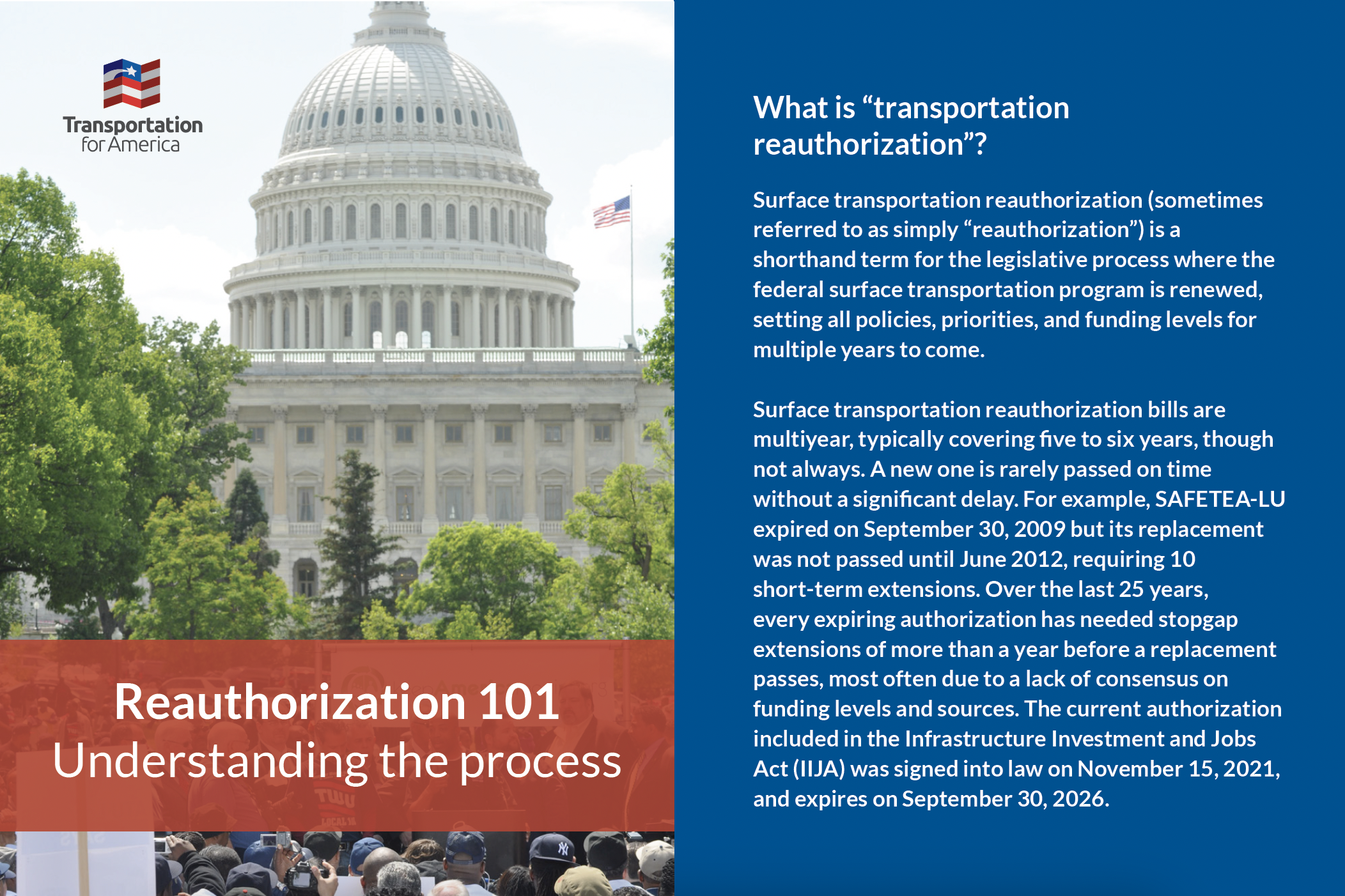 Reauthorization 101